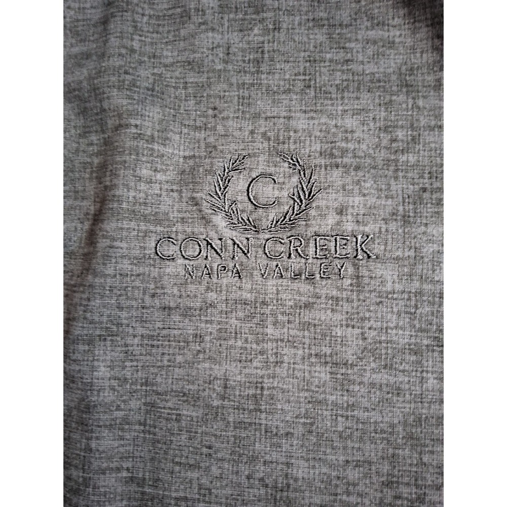 Mens Nike Golf Polo XL Dri Fit Gray Conn Creek Napa Valley Winery - Picture 2 of 11
